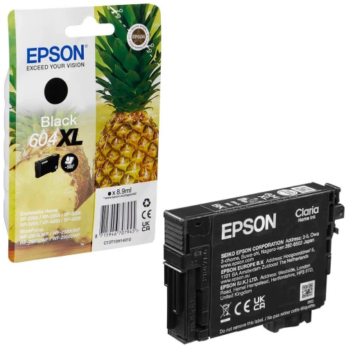 Epson Original 604XL / C13T10H14010 Tintenpatrone Schwarz bis zu 350 Seiten