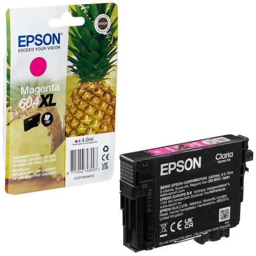 Epson Original 604XL / C13T10H34010 Tintenpatrone Magenta bis zu 350 Seiten