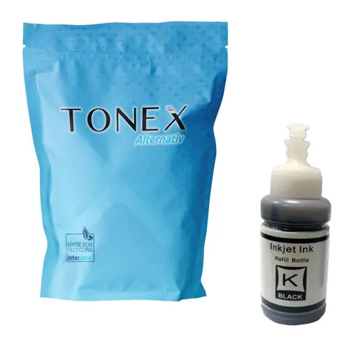 TONEREXPERT Premium Kompatibel für Epson 664 / C13T664140 Tintenflasche Schwarz bis zu 5500 Seiten 100ml