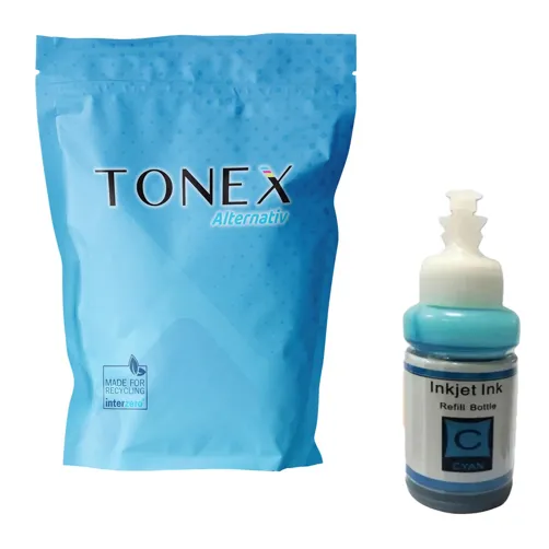 TONEREXPERT Premium Kompatibel für Epson 664 / C13T664240 Tintenflasche Cyan bis zu 8500 Seiten