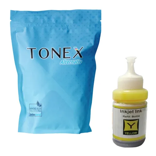 TONEREXPERT Premium Kompatibel für Epson 664 / C13T664440 Tintenflasche Gelb bis zu 8500 Seiten 100ml