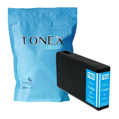 TONEREXPERT Premium Kompatibel für Epson 7892XXL / C13T789240 Tintenpatrone Cyan bis zu 2000 Seiten 40ml