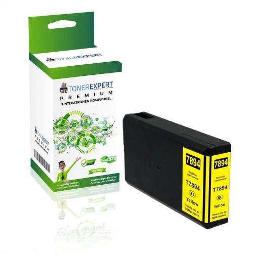 TONEREXPERT Premium Kompatibel für Epson 7894XXL / C13T789440 Tintenpatrone Gelb bis zu 2000 Seiten 40ml