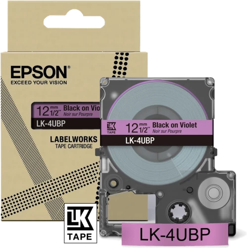 Original Epson LK-4UBP Schriftband Schriftband Schwarz
