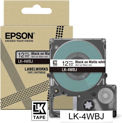 Original Epson LK-4WBJ Schriftband Schriftband Schwarz