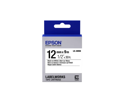Original Epson LK-4WBN Schriftband Schriftband Schwarz