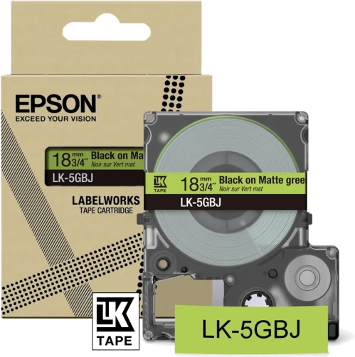 Original Epson LK-5GBJ Schriftband Schriftband Schwarz