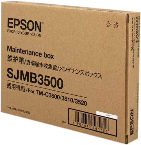 Original Epson C33S020580 / SJMB3500 Wartungseinheit Service Kit bis zu 1301 Seiten