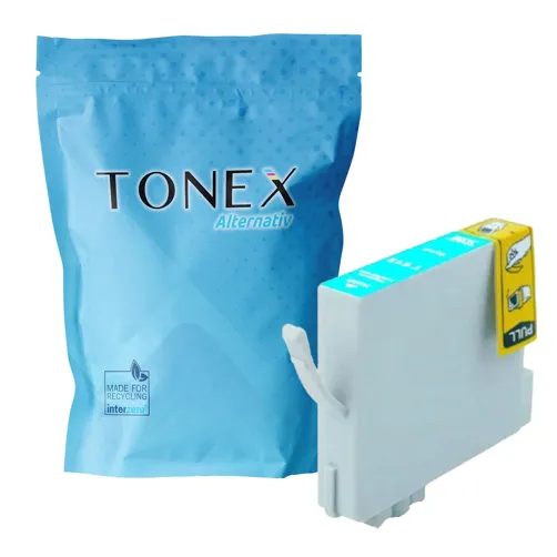 TONEREXPERT Premium Kompatibel für Epson T-0612 / C13T06124010 Tintenpatrone Cyan bis zu 1400 Seiten