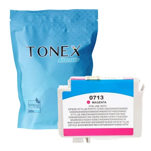 TONEX alternativ für Epson T-0713 / C13T07134012 Tinte Magenta bis zu 250 Seiten