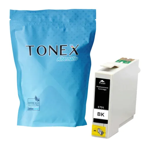 TONEREXPERT Premium Kompatibel für Epson T-0791 / C13T07914010 Tintenpatrone Schwarz bis zu 470 Seiten