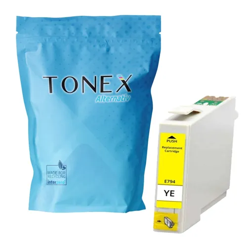 TONEREXPERT Premium Kompatibel für Epson T-0794 / C13T07944010 Tintenpatrone Gelb bis zu 975 Seiten