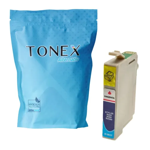 TONEX alternativ für Epson T-0803 / C13T08034011 Tinte Magenta bis zu 220 Seiten