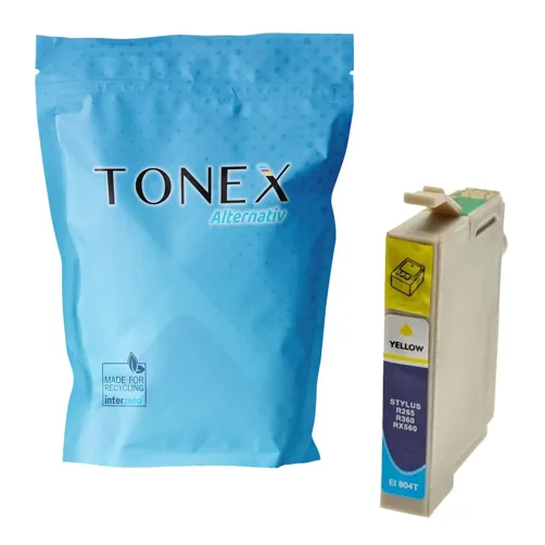 TONEREXPERT Premium Kompatibel für Epson T-0804 / C13T08044011 Tintenpatrone Gelb bis zu 330 Seiten