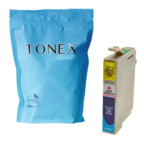 TONEX alternativ für Epson T-0806 / C13T08064011 Tinte Magenta (Hell) bis zu 520 Seiten