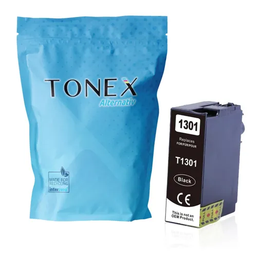 TONEX alternativ für Epson T-1301 / C13T13014010 Tinte Schwarz bis zu 945 Seiten