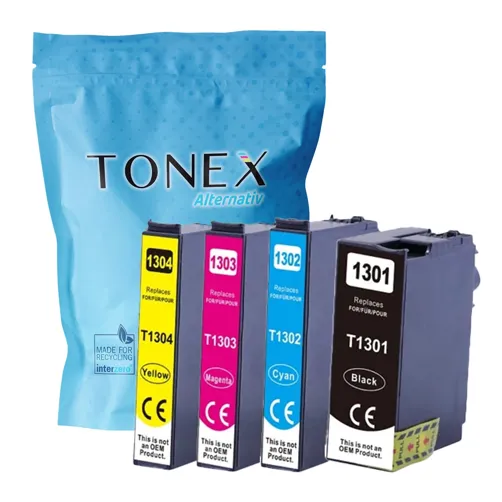 TONEREXPERT Premium Kompatibel für Epson T-1306 / C13T13064012 Tintenpatrone Multicolor 73ml Spar-Set