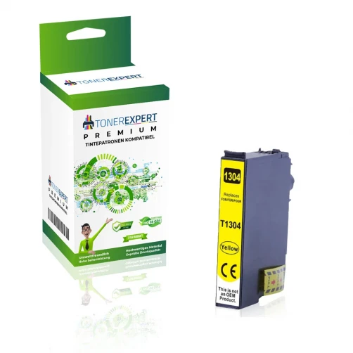 Kompatibel für Epson T-1304 Yellow Tintenpatrone