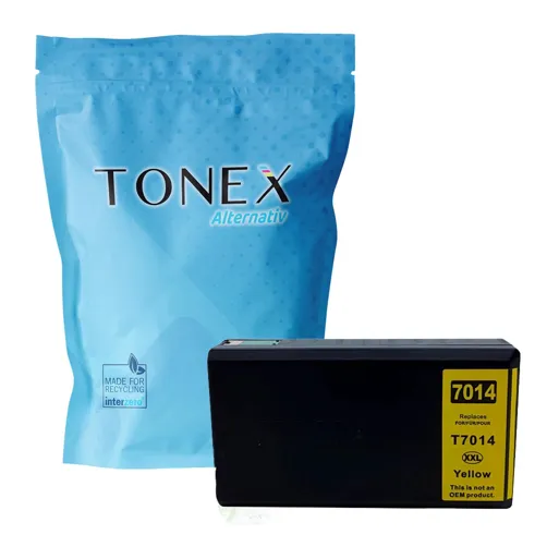 TONEX alternativ für Epson T-7014XXL Tinte Gelb bis zu 3400 Seiten 34ml