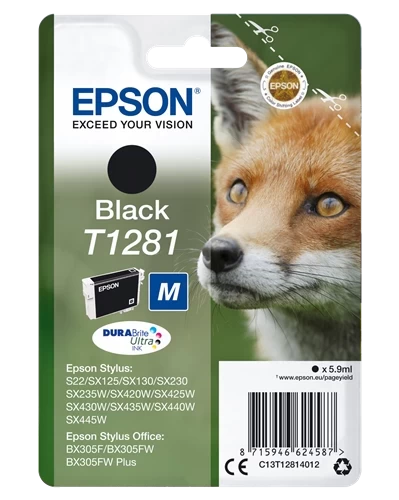 Epson T1281 Schwarz Tintenpatrone