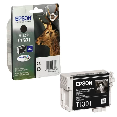 Epson Original T1301 / C13T13014010 Tintenpatrone Schwarz bis zu 945 Seiten