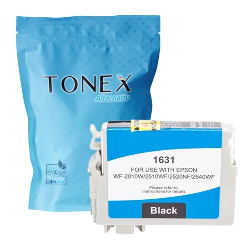 TONEREXPERT Premium Kompatibel für Epson 16XL / T1631 Tintenpatrone Schwarz bis zu 500 Seiten 10ml