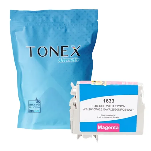 TONEREXPERT Premium Kompatibel für Epson 16XL / T1633 Tintenpatrone Magenta bis zu 530 Seiten 10ml