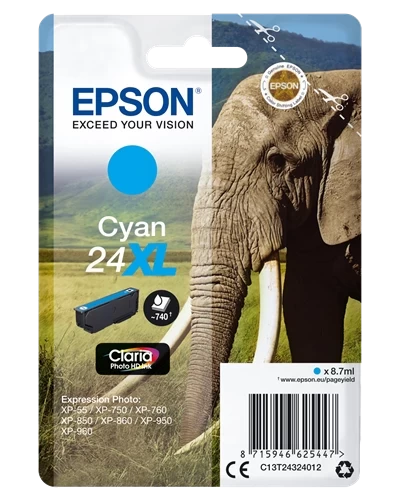 Epson T2432 24XL Cyan Tintenpatrone
