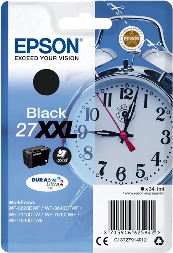 Epson Original T2791BK Tintenpatrone Schwarz bis zu 2200 Seiten