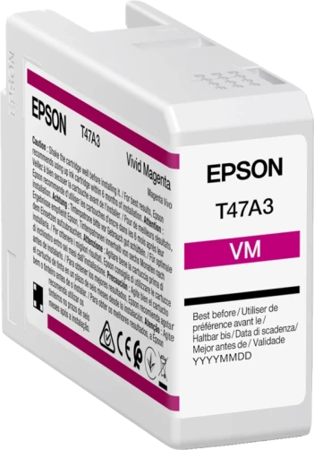 Original Epson C13T47A30N / T47A3 Tinte Magenta 50ml
