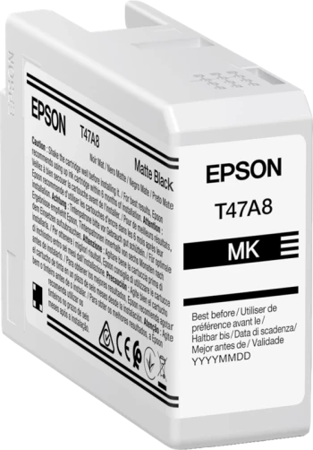 Original Epson C13T47A80N / T47A8 Tinte Schwarz 50ml