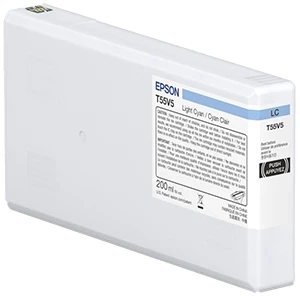 Original Epson C13T55W500 / T55W5 Tinte Cyan 200ml