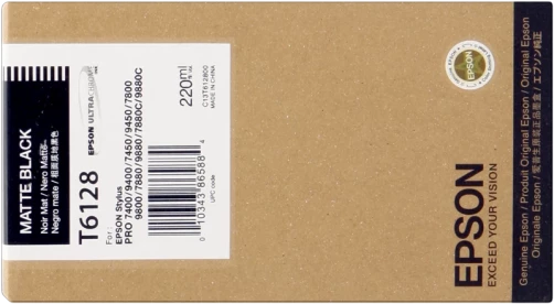 Original Epson C13T61280N / T6128 Tinte Schwarz 220ml