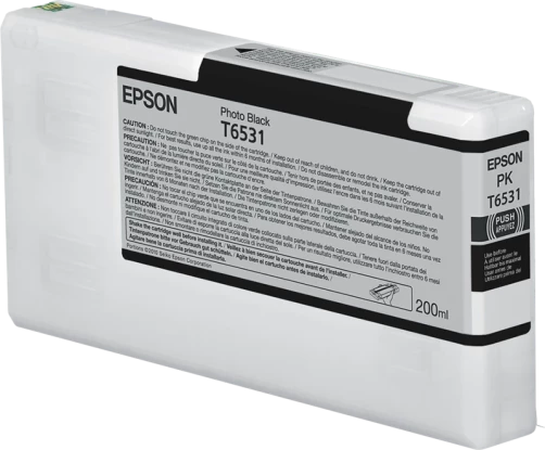 Original Epson C13T653100 / T6531 Tinte Schwarz 200ml