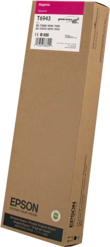 Original Epson C13T69430N / T6943 Tinte Magenta 700ml