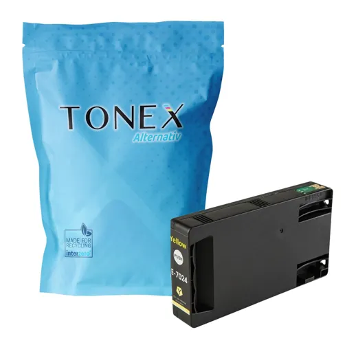 TONEREXPERT Premium Kompatibel für Epson T7024 Tintenpatrone Gelb bis zu 2000 Seiten 21ml