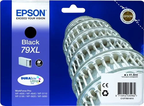 Epson Original 79XL / C13T79014010 Tintenpatrone Schwarz bis zu 2600 Seiten 42ml