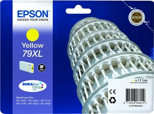 Original Epson 79XL / C13T79044010 Tinte Gelb bis zu 2000 Seiten 17ml