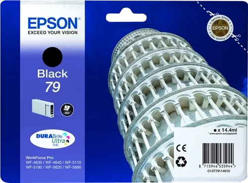 Original Epson 79 / C13T79114010 Tinte Schwarz bis zu 900 Seiten 14ml