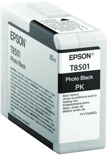 Original Epson C13T850100 / T8501 Tinte Schwarz 80ml