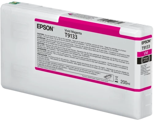 Original Epson C13T91330N / T9133 Tinte Magenta 200ml