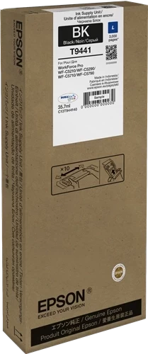 Original Epson T9441 / C13T944140 Tinte Schwarz bis zu 3000 Seiten