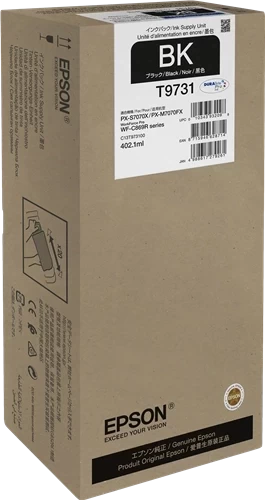 Original Epson T9731 / C13T973100 Tinte Schwarz bis zu 22500 Seiten