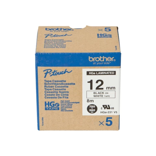 Original Brother HGE231V5 P-Touch Schriftbänder 