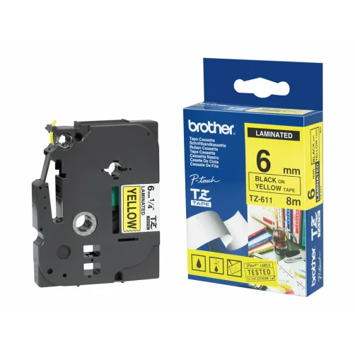 Original Brother TZE611 P-Touch Schriftbänder 