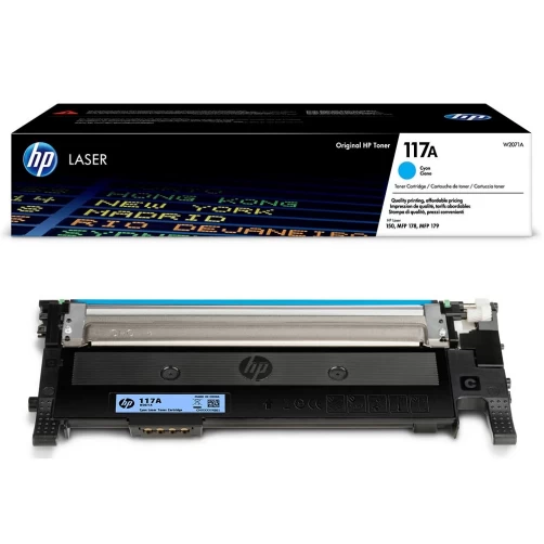 HP Original 117A / W2071A Tonerkartusche Cyan bis zu 700 Seiten