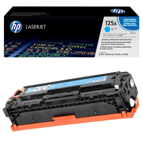 HP Original 125A / CB541A Tonerkartusche Cyan bis zu 1400 Seiten