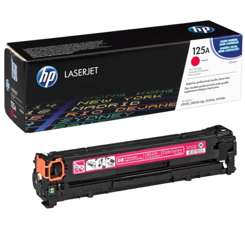 HP Original 125A / CB543A Tonerkartusche Magenta bis zu 1400 Seiten