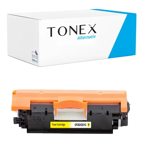 TONEREXPERT Premium Kompatibel für HP 126A / CE312A Tonerkartusche Gelb bis zu 1000 Seiten