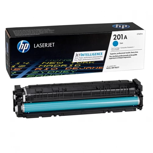 HP Original 201A / CF401A Tonerkartusche Cyan bis zu 1400 Seiten